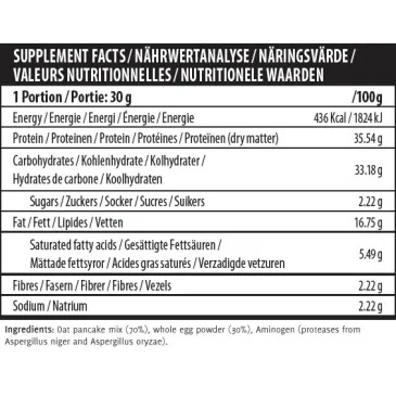 Protein Pancake Mix 1000g - Nutritech