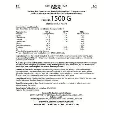 Oatmeal - Scitec Nutrition