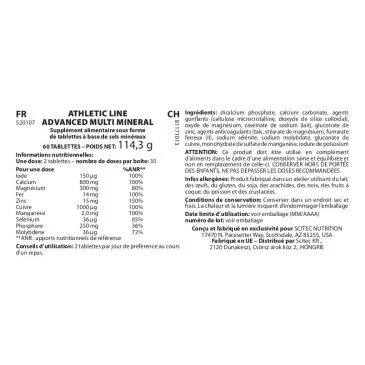 Advanced Multi Mineral - Scitec Athletic Line