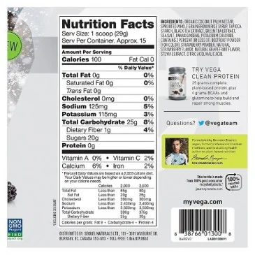 Vega Clean Energy Berry Infusion - Vega