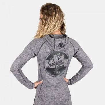 Shawnee Zipped Hoodie - Mixed Gray - Gorilla Wear