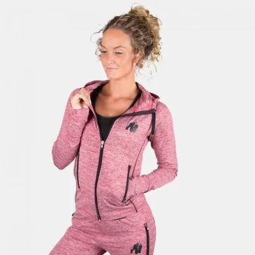 Shawnee Zipped Hoodie - Mixed Gray - Gorilla Wear