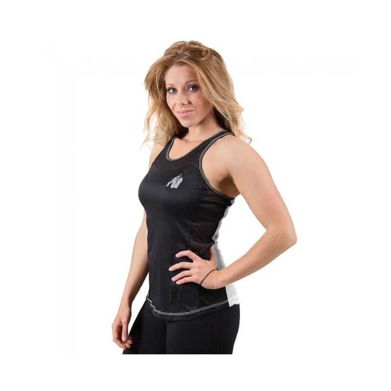 Marianna Tank Top Black White - Gorilla Wear