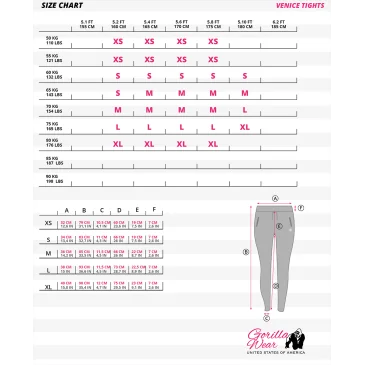 Venice Tights - Multicolor Mix - Gorilla Wear