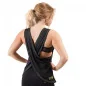 Odessa Cross Back Tank Top (Black/Neon Lime) - Gorilla Wear