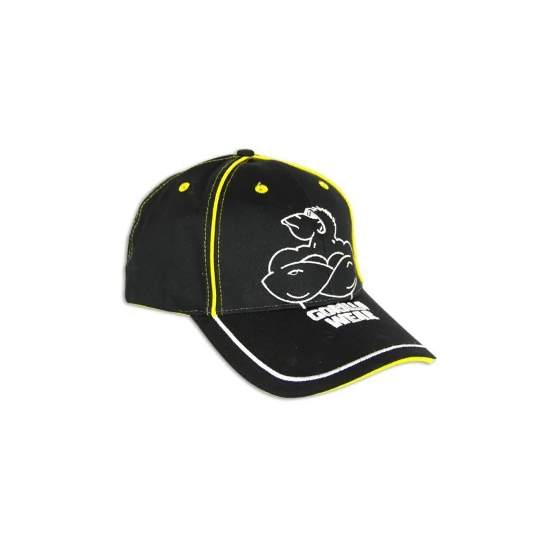 Muscle Monkey Cap (Black/Yellow) - Gorilla Wear