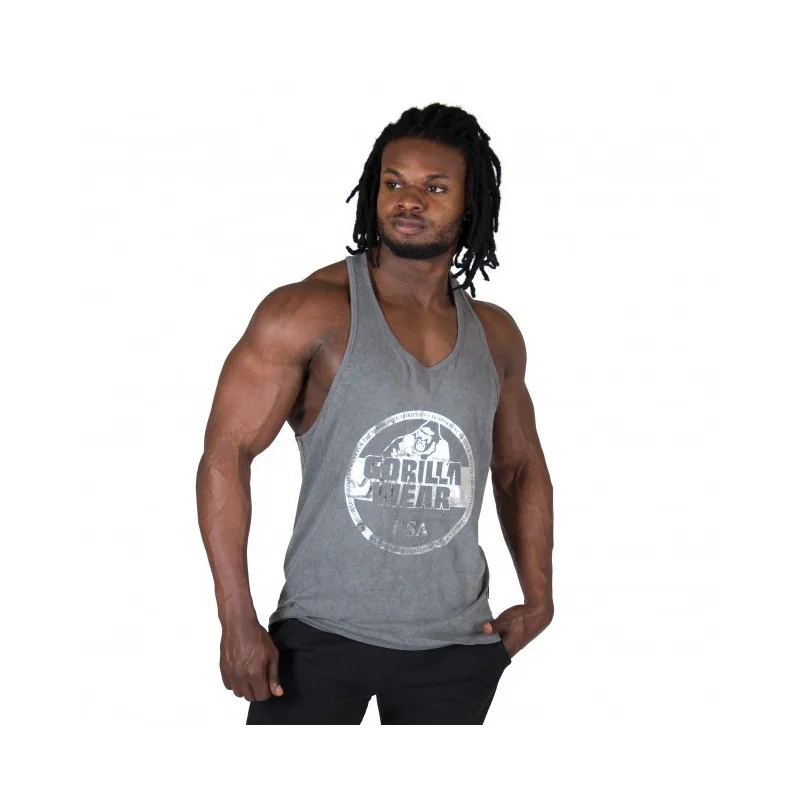 Mill Valley Tank Top (Gray) - Gorilla Wear