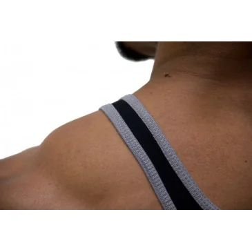 Logo Stringer Tank Top Black - Gorilla Wear