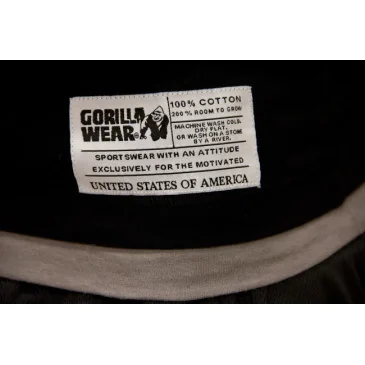 Logo Stringer Tank Top Black - Gorilla Wear