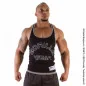 Logo Stringer Tank Top Black - Gorilla Wear
