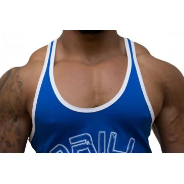 Logo Stringer Tank Top Black - Gorilla Wear
