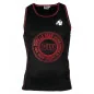 Kenwood Tank Top - Black/Red - Gorilla Wear