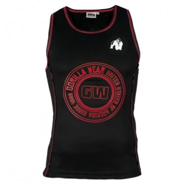 Kenwood Tank Top - Black/Silver - Gorilla Wear