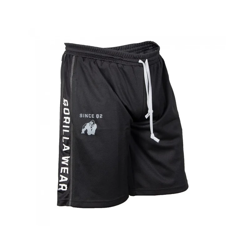 Functional Mesh Shorts Black/White - Gorilla Wear
