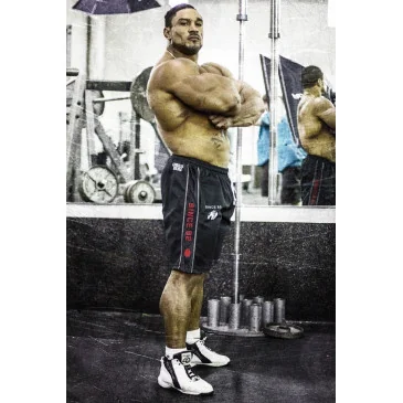 Functional Mesh Shorts Black/White - Gorilla Wear