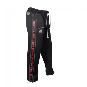 Functional Mesh Pants (Black/Red) - Gorilla Wear