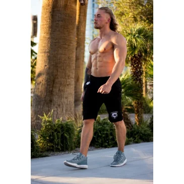 Functional Mesh Shorts Black/White - Gorilla Wear