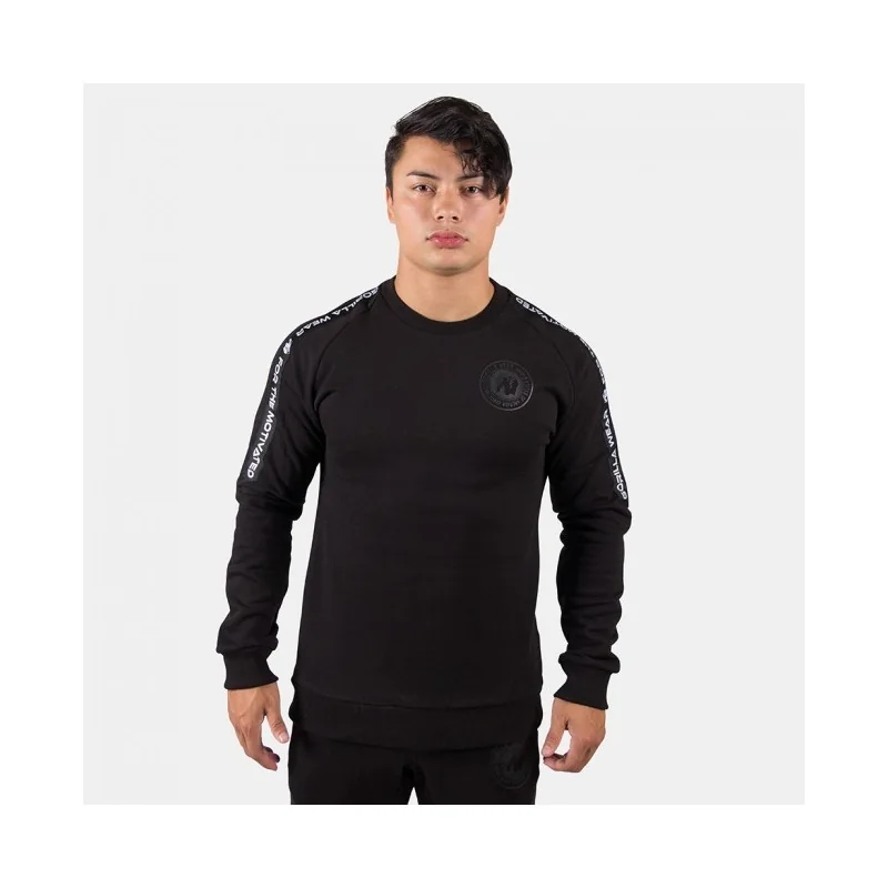 Saint Thomas Sweatshirt Black - Gorilla Wear