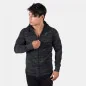 Keno zipped hoodie Black Gray - Gorilla Wear