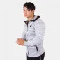 Keno zipped hoodie White Black - Gorilla Wear