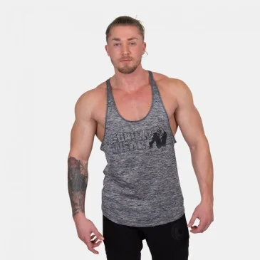 Austin Tank Top - Gray/Black - Gorilla Wear