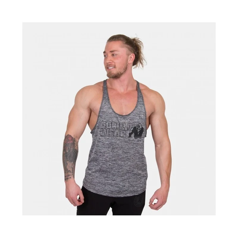 Austin Tank Top - Gray/Black - Gorilla Wear