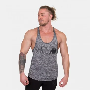 Austin Tank Top - Gray/Black - Gorilla Wear