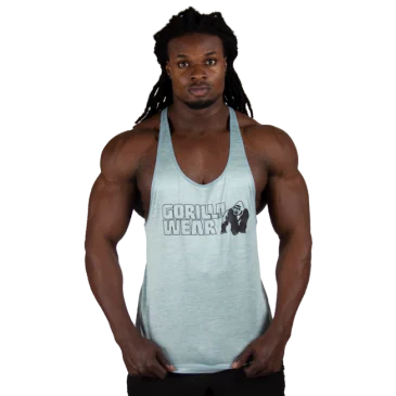 Austin Tank Top - Gray/Black - Gorilla Wear
