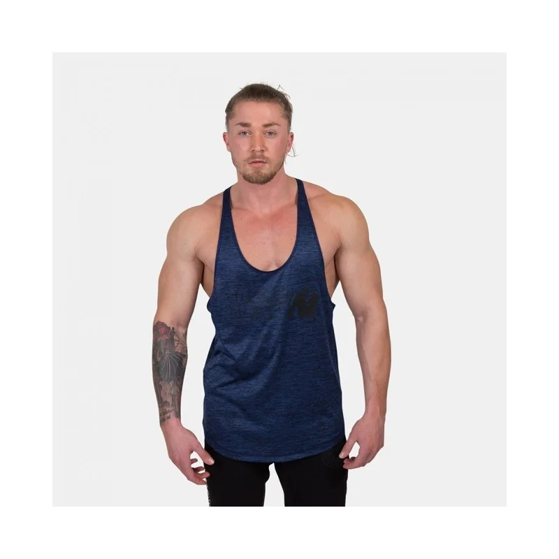 Austin Tank Top - Navy Blue - Gorilla Wear