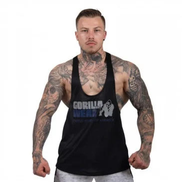 Austin Tank Top - Gray/Black - Gorilla Wear