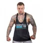 Nashville Tank Top - Noir et Bleu - Gorilla Wear