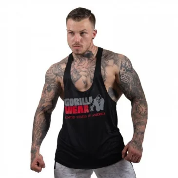 Austin Tank Top - Gray/Black - Gorilla Wear