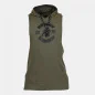 Lawrence Hooded Tank Top - Army Green - Gorilla Wear