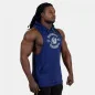 Lawrence Hooded Tank Top - Navy Blue - Gorilla Wear