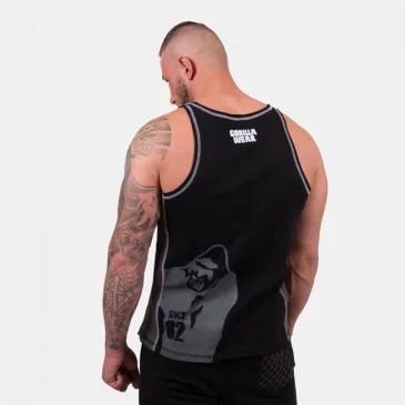 Dunellen Tank Top Grey/Black - Gorilla Wear