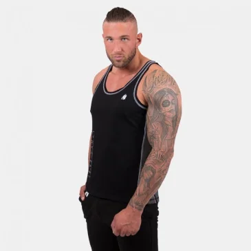 Dunellen Tank Top Grey/Black - Gorilla Wear