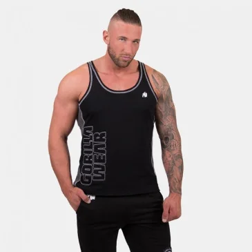 Dunellen Tank Top Grey/Black - Gorilla Wear
