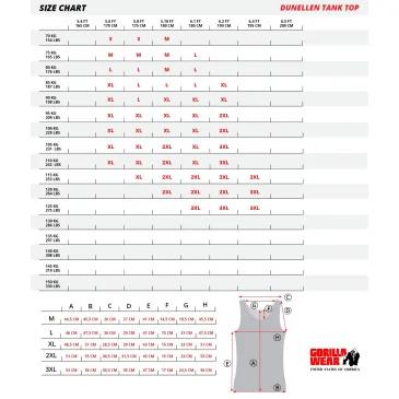 Dunellen Tank Top Grey/Black - Gorilla Wear