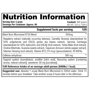 Black Burn Micronized - Stacker 2