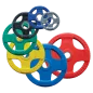 Disques olympiques 4 Grip en caoutchouc coloré - Body-Solid