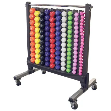 Chariot mobile de rangement haltères fitness de Body-Solid pas cher - Nutriwellness