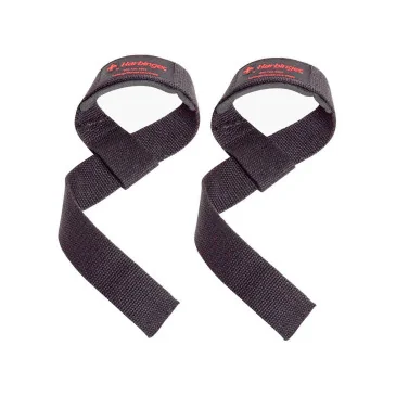 Padded Cotton Lifting Straps Black D4Harbinger pas cher - Nutriwellness