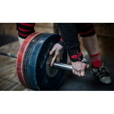 Red Line Wrist Wraps Black/Red d'Harbinger pas cher - Nutriwellness