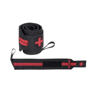 Red Line Wrist Wraps Black/Red - Harbinger