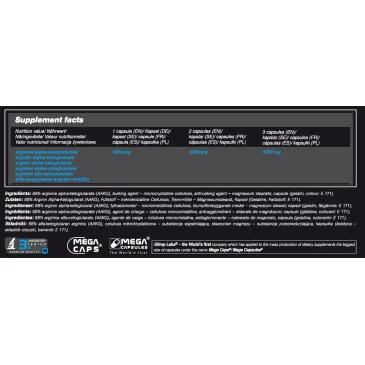 AAKG 1250 Extreme Mega Caps d'Olimp Sport Nutrition pas cher - Nutriwellness