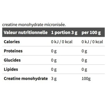 Creapure® Monohydrate d'Olimp Sport Nutrition pas cher - Nutriwellness