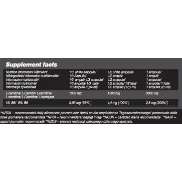 L-Carnitine 3000 Extreme Shot d'Olimp Sport Nutrition - Nutriwellness