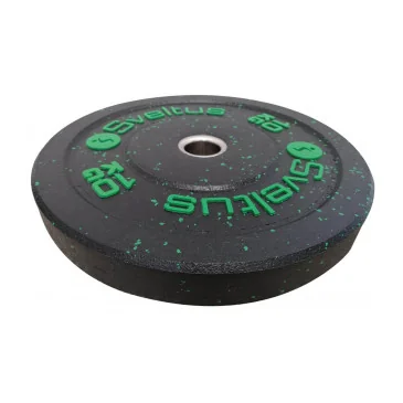 Disque olympique bumper 10 kg x1 de Sveltus pas cher - Nutriwellness