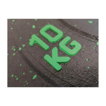 Disque olympique bumper 10 kg x1 de Sveltus pas cher - Nutriwellness