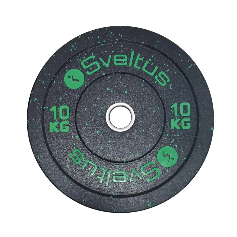 Disque olympique bumper 10 kg x1 - Sveltus